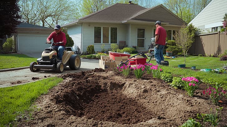 Image of completed Landscaping job